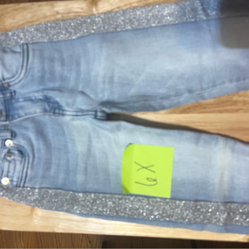 Girl Levi's Blue Jeans with Silver Accents